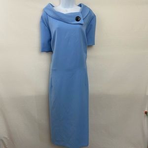Alex Marie NWT PLUS SIZE 24W Blue Maxi Dress I-47